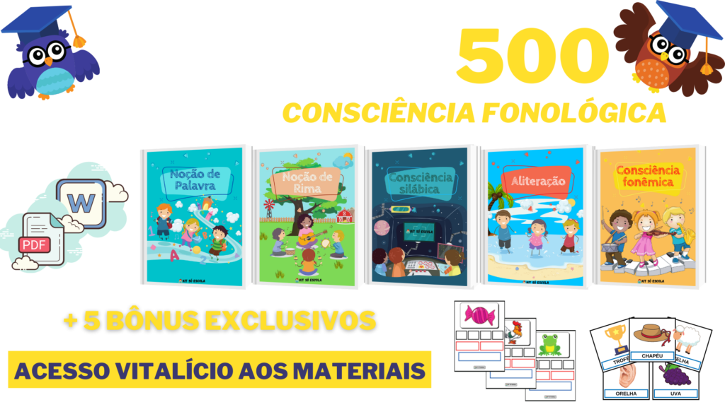 Jogo Educativo Consciência Fonológica (arquivo Digital)